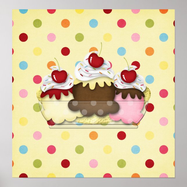 Bananenspaltung Poster (Vorne)