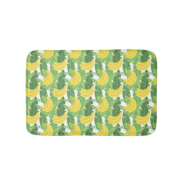 Bananenstaub und Obstmuster Badematte (Vorderseite)