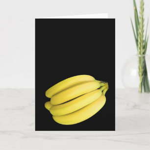 Bananenstrauß Karte