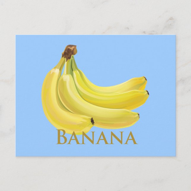Bananenstrauß Postkarte (Vorderseite)