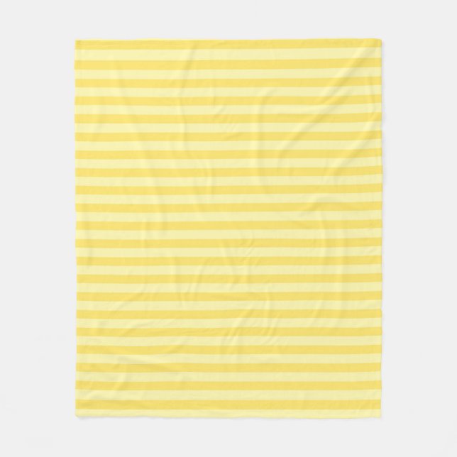 Bananenstreifen  fleecedecke (Vorderseite)