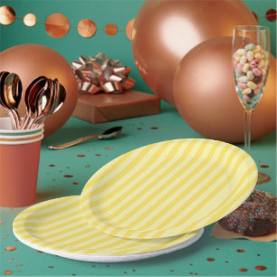 Bananenstreifen pappteller