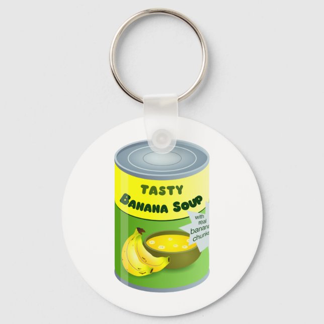 Bananensuppe Schlüsselanhänger (Vorderseite)