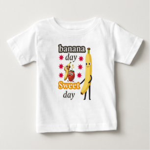 Bananentag, süßster Tag Baby T-shirt