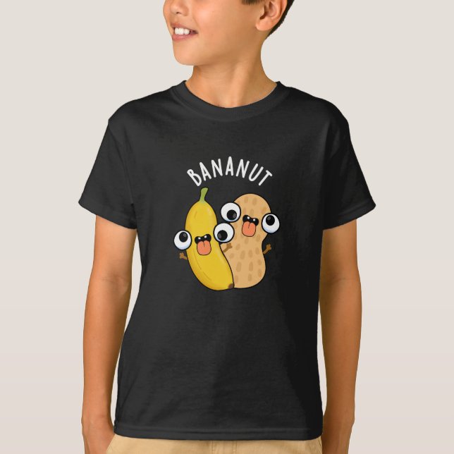 Bananut Funny Frucht Banana Pun Dark BG T-Shirt (Vorderseite)