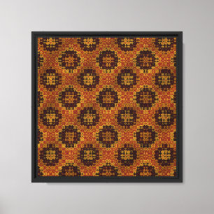 Banarasi Sari Muster Leinwanddruck