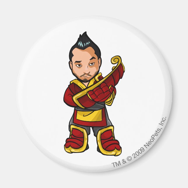 Bancha Ninja Shenkuu Stab Player Magnet (Vorne)