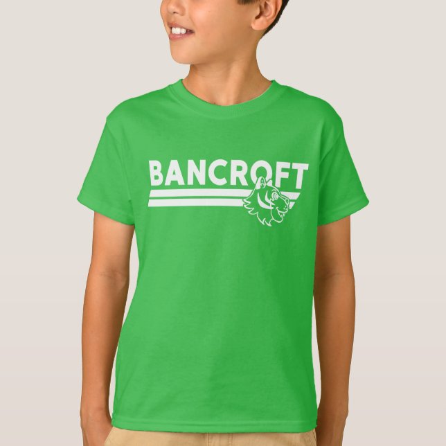 Bancroft Bobcat Profile Bright Green T - Shirt (Vorderseite)