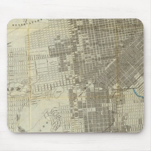 Bancrofts Offizielle San Francisco City Map Mousepad (Vorne)