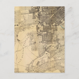 Bancrofts offizieller Führer Karte von San Francis