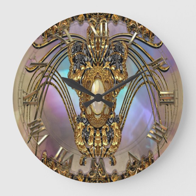 Bancroftyne Fiona Große Wanduhr (Vorderseite)