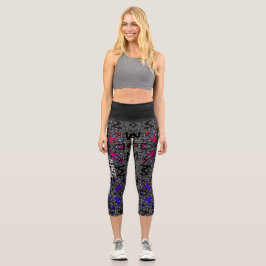 Band 13 Kaleidoskop Art 12 Capri Leggings