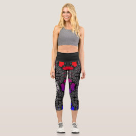 Band 13 Kaleidoskop Art 3 Capri Leggings