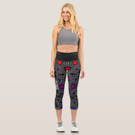 Band 13 Kaleidoskop Art 5 Capri Leggings