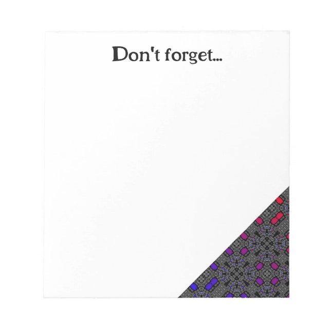 Band 13 Kaleidoskop Art 5 Notizblock (Vorderseite)