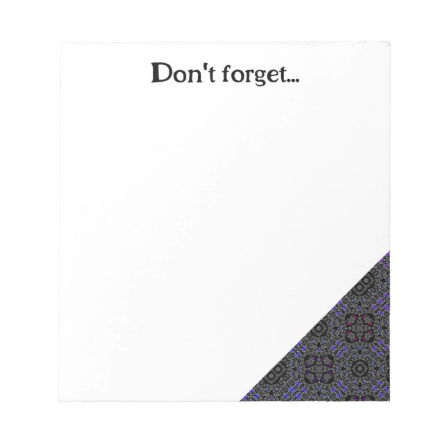 Band 13 Kaleidoskop Art 8 Notizblock (Vorderseite)