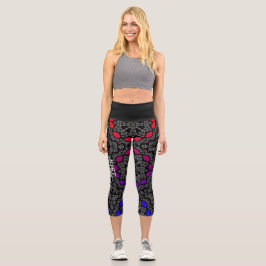 Band 13 Kaleidoskop-Kunst 18 Capri Leggings