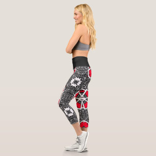 Band 16 Kaleidoskop Art 3 Capri Leggings