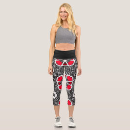 Band 16 Kaleidoskop Art 3 Capri Leggings