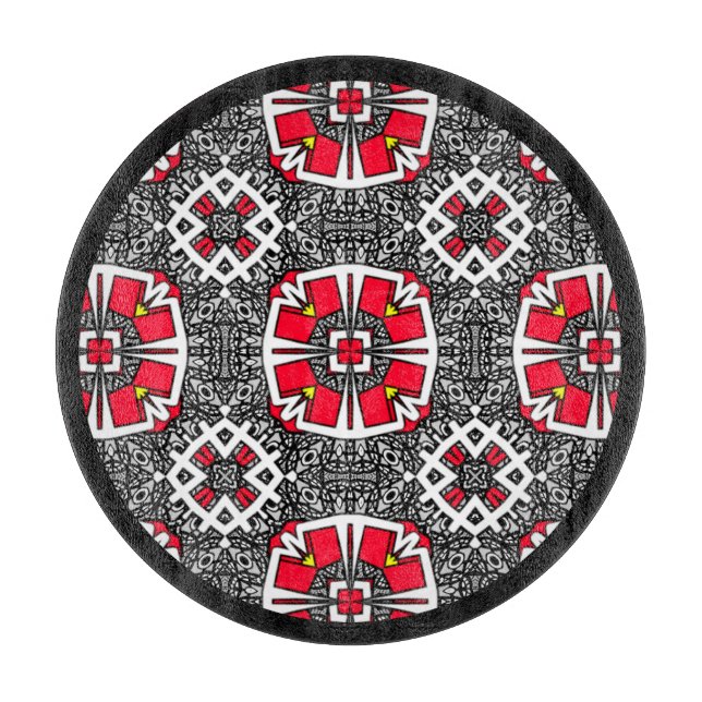 Band 16 Kaleidoskop Art 5 Schneidebrett (Vorderseite)