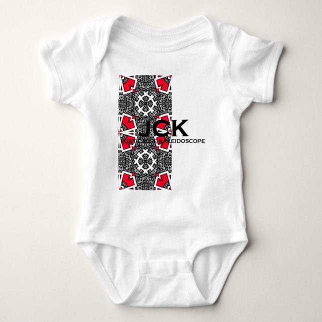 Band 16 Kaleidoskop Art 8 Baby Strampler (Vorderseite)