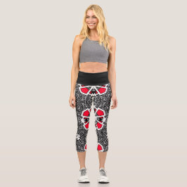 Band 16 Kaleidoskop Art Capri Leggings