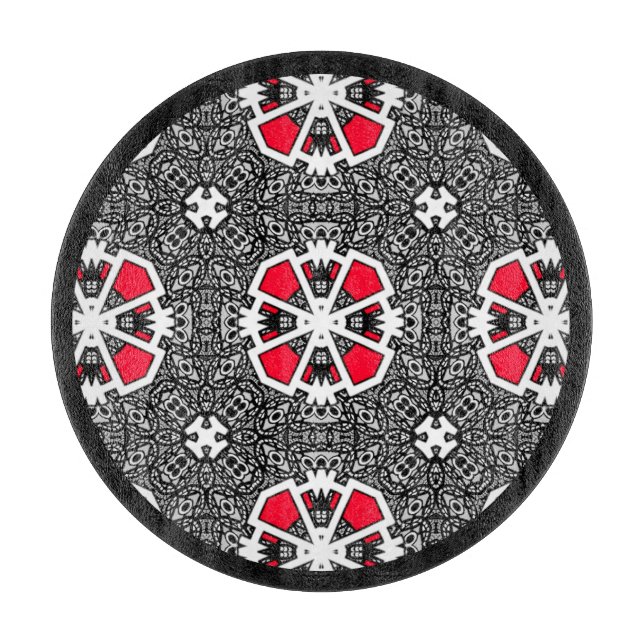 Band 16 Kaleidoskop Art Schneidebrett (Vorderseite)