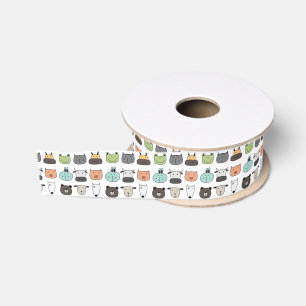 Band 1,5" Breite - Tierfassungen Ripsband