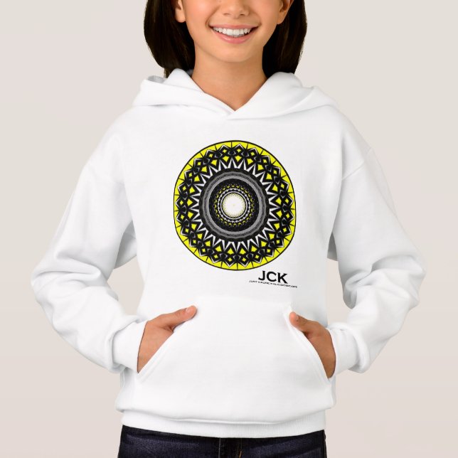 Band 1: Kaleidoskop Art elf Hoodie (Vorderseite)