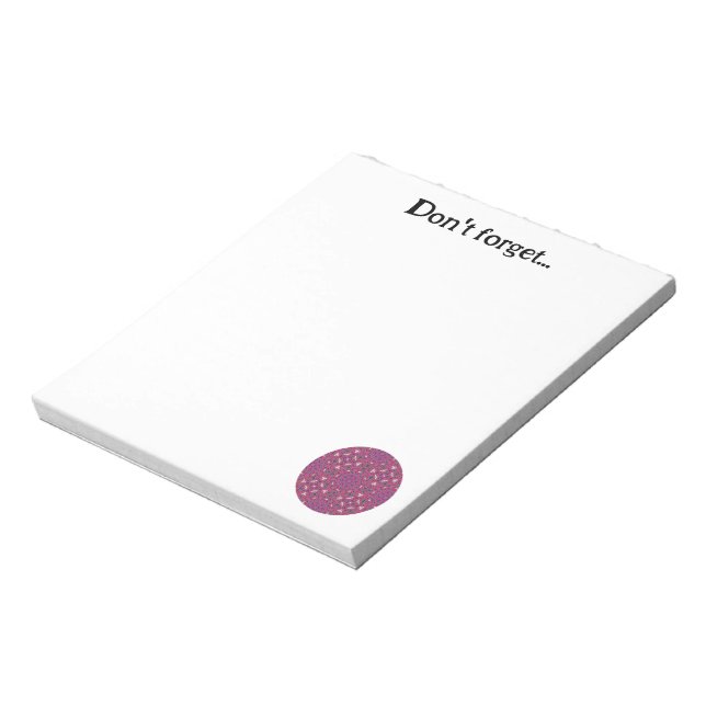 Band 9 Kaleidoskop Art 6 Notizblock (Rotiert)