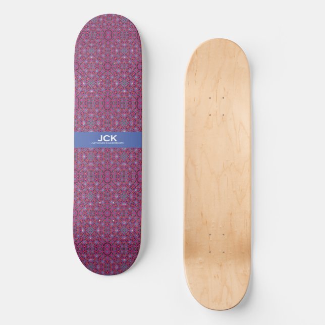 Band 9 Kaleidoskop Art One Skateboard (Vorderseite)