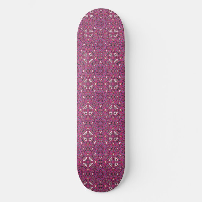 Band 9 Kaleidoskop Art sechzehn Skateboard (Vorderseite)