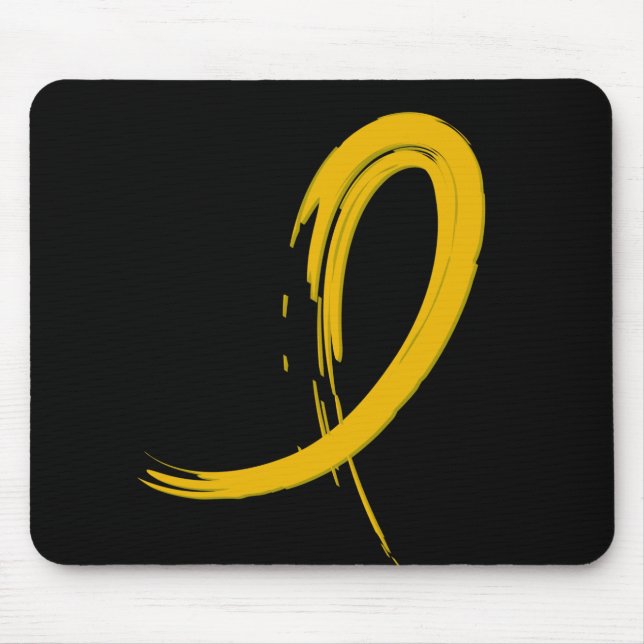Band A4 des Kindheits-Krebses Gold Mousepad (Vorne)