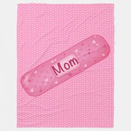 band-aid mom fleecedecke