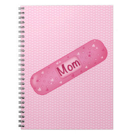 Band-aid mom soft pink Notizblock