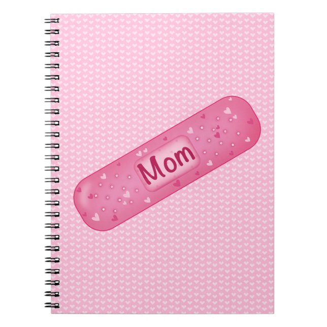   Band-aid mom  soft pink  Notizblock (Vorderseite)