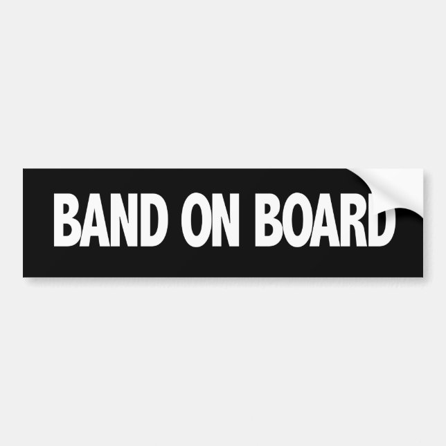 Band an Bord Autoaufkleber (Vorne)
