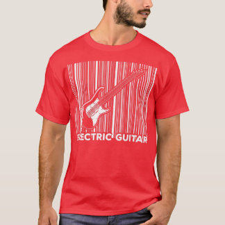 Band Barcode Musiker EGuitar GitarristElectric Gu T-Shirt