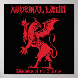 Band Black Metal Death Heavy Thrash Goth Album Poster