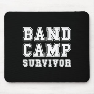 Band Camp Survivor Marching Band Trumpett Klarinet Mousepad
