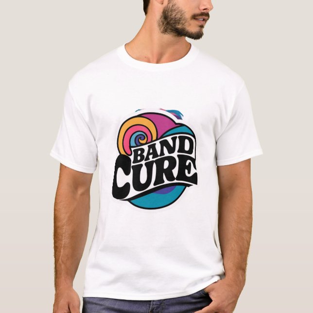 Band Cure Sticker T-Shirt (Vorderseite)