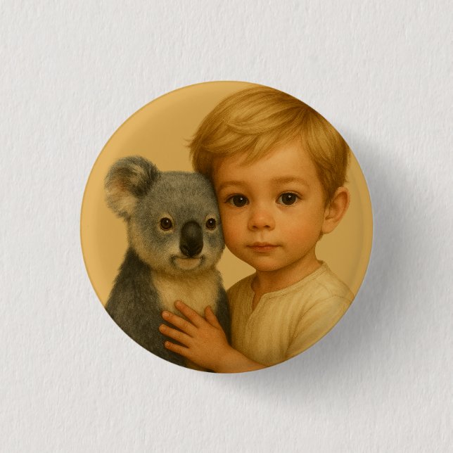 Band der Wildnis und Unschuld (Koala) Button (Vorderseite)