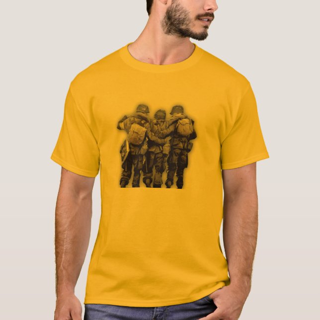 Band des Weltkrieg-2 des T-Shirt (Vorderseite)