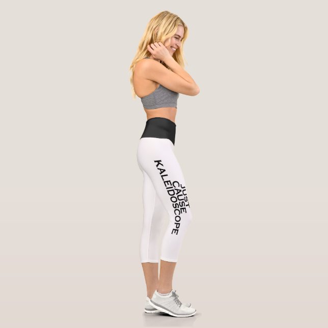 Band dreizehn Kaleidoskop-Kunst dreiundzwanzig Capri Leggings (Rechts)