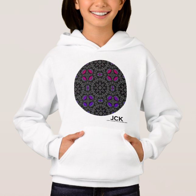 Band dreizehn Kaleidoskop Kunst sechzehn Hoodie (Vorderseite)