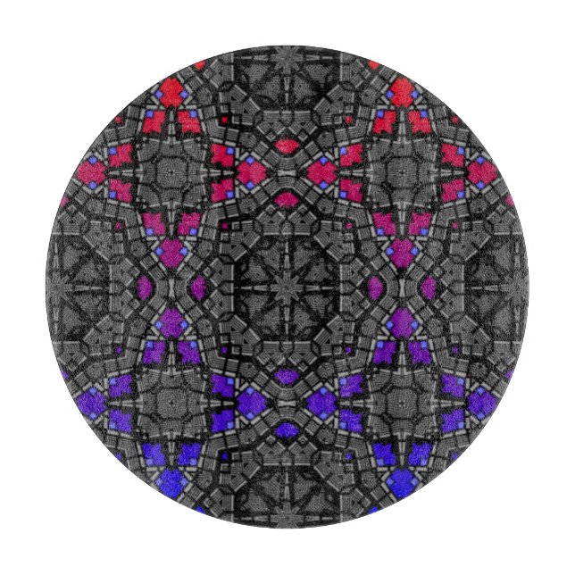 Band dreizehn Kaleidoskop Kunst siebzehn Schneidebrett (Vorderseite)