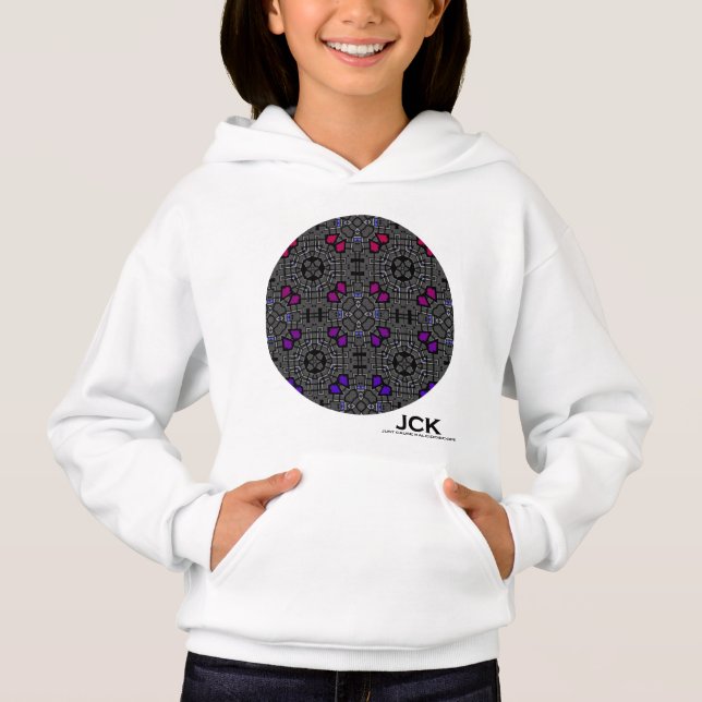 Band dreizehn Kaleidoskop-Kunst zwanzig Hoodie (Vorderseite)
