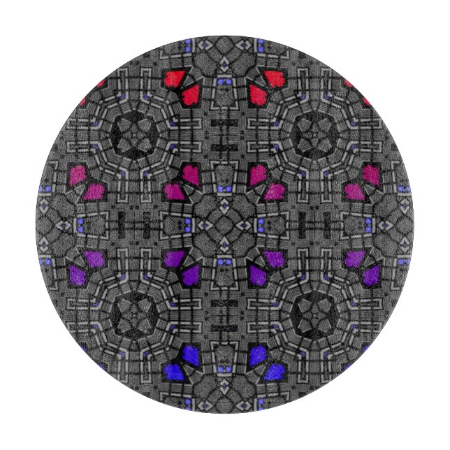 Band dreizehn Kaleidoskop-Kunst zwanzig Schneidebrett (Vorderseite)