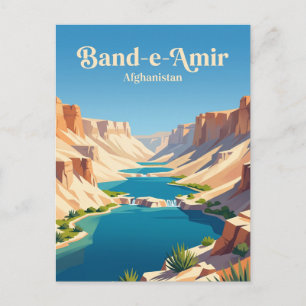 Band-e-Amir-Nationalpark Afghanistan Postkarte