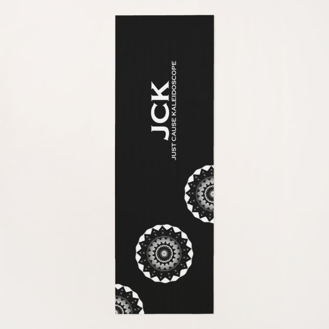 Band eins Kaleidoskop Art 23 Yogamatte (Rückseite)